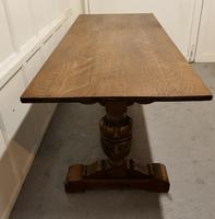 Victorian Oak Refectory Table with Carved Legs (8 of 9) Victorian Oak Refectory Table with Carved Legs (8 of 9)