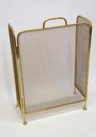 Elegant Early 20th Century Brass & Wire Folding Fire Guard / Fire Screen (10 of 11) Elegant Early 20th Century Brass & Wire Folding Fire Guard / Fire Screen (10 of 11)