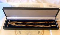 Victorian Pocket Watch Chain 1890s Large 10ct Rose Gold Filled Double Albert & T Bar (11 of 11) Victorian Pocket Watch Chain 1890s Large 10ct Rose Gold Filled Double Albert & T Bar (11 of 11)