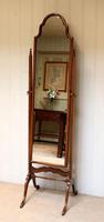 Queen Anne Style Mahogany Cheval Mirror c.1920 (2 of 10) Queen Anne Style Mahogany Cheval Mirror c.1920 (2 of 10)