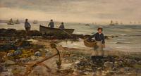Oil painting by Arthur Wellesley Cottrell “Low Tide, Mumbles, South Wales” (2 of 4) Oil painting by Arthur Wellesley Cottrell “Low Tide, Mumbles, South Wales” (2 of 4)