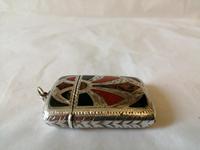 Arts & Crafts Period Silver, Agate & Hardstone Vesta Case (4 of 6) Arts & Crafts Period Silver, Agate & Hardstone Vesta Case (4 of 6)