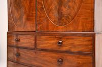 Antique George III Bow Fronted Linen Press (10 of 11) Antique George III Bow Fronted Linen Press (10 of 11)