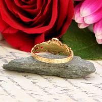 The Antique Victorian 1862 Pearl & Rose Cut Ornate Diamond Ring (6 of 8) The Antique Victorian 1862 Pearl & Rose Cut Ornate Diamond Ring (6 of 8)