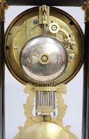 French Ebonised and Inlaid Portico Mantel Clock (10 of 10) French Ebonised and Inlaid Portico Mantel Clock (10 of 10)
