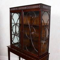 Edwardian Glazed Bookcase Cabinet on Stand Astragal Mahogany (2 of 11) Edwardian Glazed Bookcase Cabinet on Stand Astragal Mahogany (2 of 11)