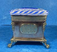 Arts & Crafts Glass and Brass Single Tea Caddy. (11 of 18) Arts & Crafts Glass and Brass Single Tea Caddy. (11 of 18)