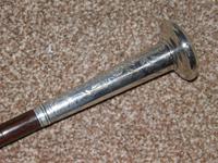Antique Hallmarked 1916 Repousse Silver Dress / Walking Cane with Vacant Cartouche (9 of 20) Antique Hallmarked 1916 Repousse Silver Dress / Walking Cane with Vacant Cartouche (9 of 20)