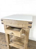 Rustic Wooden Butcher’s Block with Marble Top (6 of 10) Rustic Wooden Butcher’s Block with Marble Top (6 of 10)