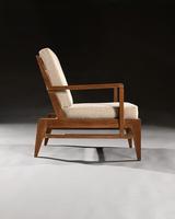 Iconic Pair of Rene Gabriel Mid 20th Century Oak Lounge Chairs (3 of 7) Iconic Pair of Rene Gabriel Mid 20th Century Oak Lounge Chairs (3 of 7)