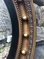 Antique Gilt Framed Convex Wall Mirror (5 of 5) Antique Gilt Framed Convex Wall Mirror (5 of 5)