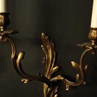 French Pair of Bronze Antique Wall Sconces (3 of 8) French Pair of Bronze Antique Wall Sconces (3 of 8)
