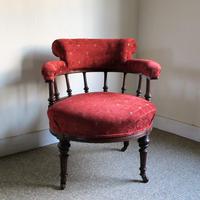 Victorian Walnut Tub Back Chair (6 of 8) Victorian Walnut Tub Back Chair (6 of 8)
