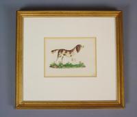 Charming Antique Watercolour of Spaniel Embossed (2 of 4) Charming Antique Watercolour of Spaniel Embossed (2 of 4)