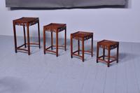 Nest of 3 Chinese Qing Dynasty Rosewood & Burr Wood Tables (11 of 11) Nest of 3 Chinese Qing Dynasty Rosewood & Burr Wood Tables (11 of 11)