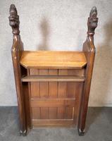 Victorian Carved Oak Gothic Church Pew (6 of 12) Victorian Carved Oak Gothic Church Pew (6 of 12)