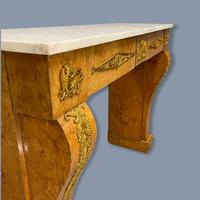 French Burr Walnut & Marble Top Console Table (11 of 14) French Burr Walnut & Marble Top Console Table (11 of 14)
