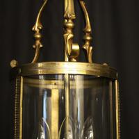 French Gilded Triple Light Antique Lantern (6 of 7) French Gilded Triple Light Antique Lantern (6 of 7)