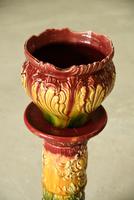 Majolica Glazed Plant Stand Jardinere (8 of 10) Majolica Glazed Plant Stand Jardinere (8 of 10)
