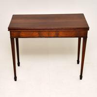 Antique Period Georgian Mahogany Card Table (3 of 8) Antique Period Georgian Mahogany Card Table (3 of 8)