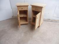 Lined Pair of Antique Pine Victorian Bedside Cabinets to wax / paint (4 of 8) Lined Pair of Antique Pine Victorian Bedside Cabinets to wax / paint (4 of 8)