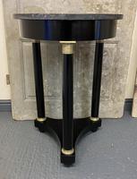 French Ebonised Empire Lamp Table (12 of 15) French Ebonised Empire Lamp Table (12 of 15)