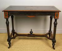 Outstanding Aesthetic Ebonised Burr Walnut Table c.1870 (4 of 10) Outstanding Aesthetic Ebonised Burr Walnut Table c.1870 (4 of 10)