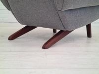 1970s Danish Design, Completely Restored Armchair, Furniture Wool, Teak Wood (9 of 12) 1970s Danish Design, Completely Restored Armchair, Furniture Wool, Teak Wood (9 of 12)