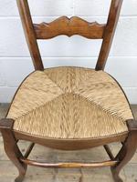 Set of Four Antique French Fruitwood Dining Chairs (5 of 9) Set of Four Antique French Fruitwood Dining Chairs (5 of 9)