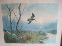 J.C. Harrison (1898-1985) Signed Limited Edition Print - Woodcock at Sunset (2 of 5) J.C. Harrison (1898-1985) Signed Limited Edition Print - Woodcock at Sunset (2 of 5)
