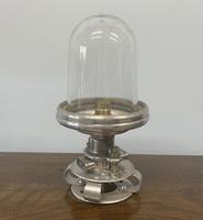 Reclaimed Ships Ceiling Light in Nickel Silver & Aluminium