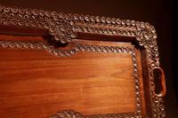 Two Colonial Very Fine Carved Wooden Trays (12 of 13) Two Colonial Very Fine Carved Wooden Trays (12 of 13)