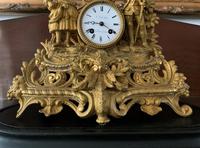 Large Superb Original 19th Century Glass Domed Gilt Mantle Clock For Minor Tlc (7 of 14) Large Superb Original 19th Century Glass Domed Gilt Mantle Clock For Minor Tlc (7 of 14)