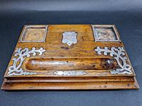 Edwardian Silver Mounted Inkwell & Stand (2 of 6) Edwardian Silver Mounted Inkwell & Stand (2 of 6)