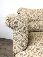 Victorian Three Piece Suite with Gold Floral Upholstery (6 of 26) Victorian Three Piece Suite with Gold Floral Upholstery (6 of 26)