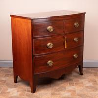 19th Century Mahogany Bow Fronted Chest of Drawers (6 of 15) 19th Century Mahogany Bow Fronted Chest of Drawers (6 of 15)