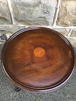 Antique Inlaid Mahogany Tripod Wine Table (5 of 6) Antique Inlaid Mahogany Tripod Wine Table (5 of 6)