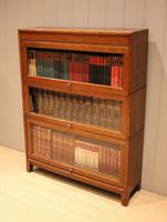 Oak Three Tier Stacking Bookcase