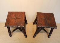 Pair Of Carved Oak Tables (5 of 9) Pair Of Carved Oak Tables (5 of 9)