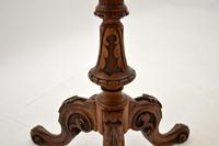 Antique Victorian Inlaid Walnut Occasional Table (6 of 9) Antique Victorian Inlaid Walnut Occasional Table (6 of 9)