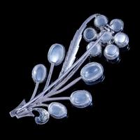 Antique Victorian Moonstone Spray Flower Brooch Silver c.1900 (3 of 5) Antique Victorian Moonstone Spray Flower Brooch Silver c.1900 (3 of 5)