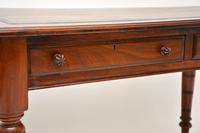 Antique Victorian Mahogany Leather Top Writing Desk (7 of 10) Antique Victorian Mahogany Leather Top Writing Desk (7 of 10)
