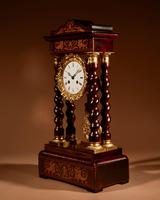Original Antique Inlaid French Portico Clock c.1870 (5 of 8) Original Antique Inlaid French Portico Clock c.1870 (5 of 8)