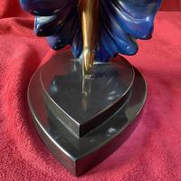 Erte (romain De Tirtoff) Ltd Edition Bronze Sculpture "Ecstasy" 163/500 (16 of 16) Erte (romain De Tirtoff) Ltd Edition Bronze Sculpture "Ecstasy" 163/500 (16 of 16)