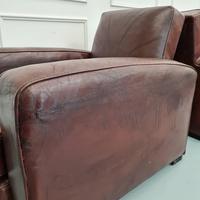 Pair of French Art Deco Club Armchairs c.1930 (5 of 7) Pair of French Art Deco Club Armchairs c.1930 (5 of 7)