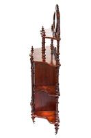 Victorian Walnut 4 Tier Whatnot with Centre Mirrored Cupboard (5 of 5) Victorian Walnut 4 Tier Whatnot with Centre Mirrored Cupboard (5 of 5)