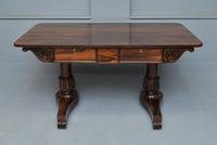 Stunning William IV Rosewood Library / Writing Table (5 of 22) Stunning William IV Rosewood Library / Writing Table (5 of 22)