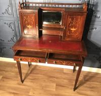 Edwardian Inlaid Rosewood Desk (11 of 23) Edwardian Inlaid Rosewood Desk (11 of 23)