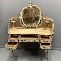 Grand Scale Italian Painted Dressing Table (4 of 8) Grand Scale Italian Painted Dressing Table (4 of 8)