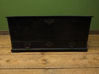 Antique Black Chest Trunk Storage Box, Ebonized finish, Gothic (3 of 18) Antique Black Chest Trunk Storage Box, Ebonized finish, Gothic (3 of 18)
